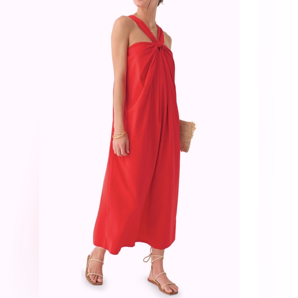 Faherty Bay Twist Maxi Dress